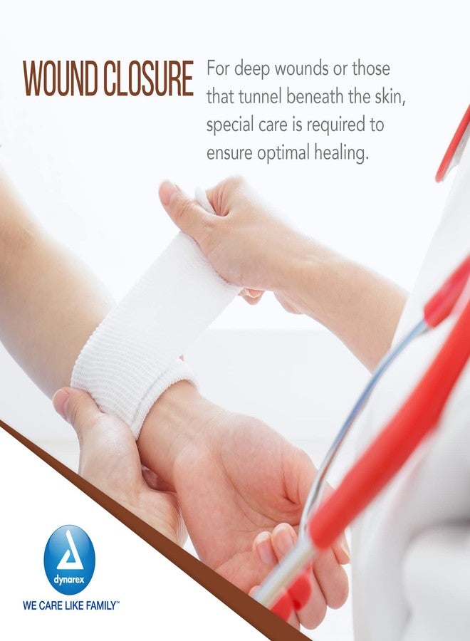 ديناركس شريط حشو دايناركس يودوفورم، معقم للعناية بالجروح، شريط حشو طبي منسوج من القطن بنسبة 100%، ناعم وماص، 1/4 بوصة × 5 ياردة، علبة واحدة تحتوي على 12 شريطًا - Image 5